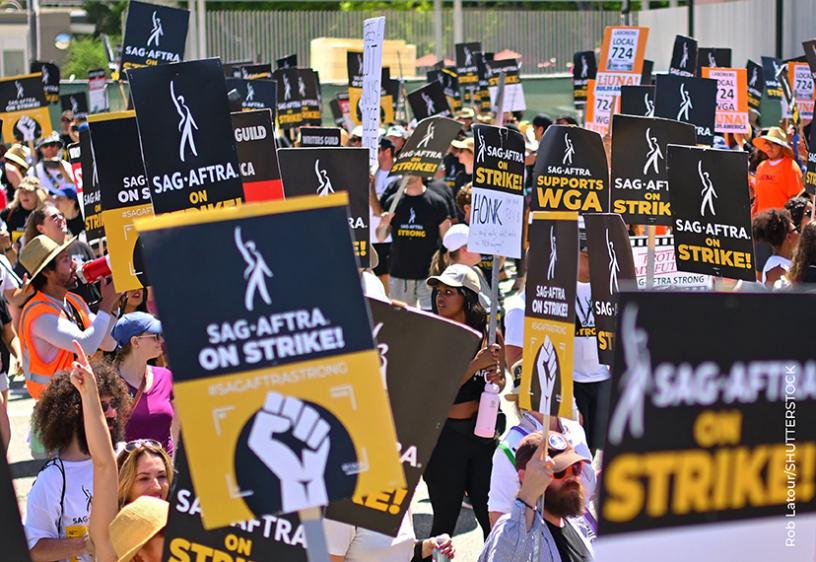 Huelga de trabajadores de la industria del cine