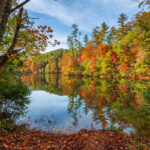 Lakeside Otoño en North Carolina