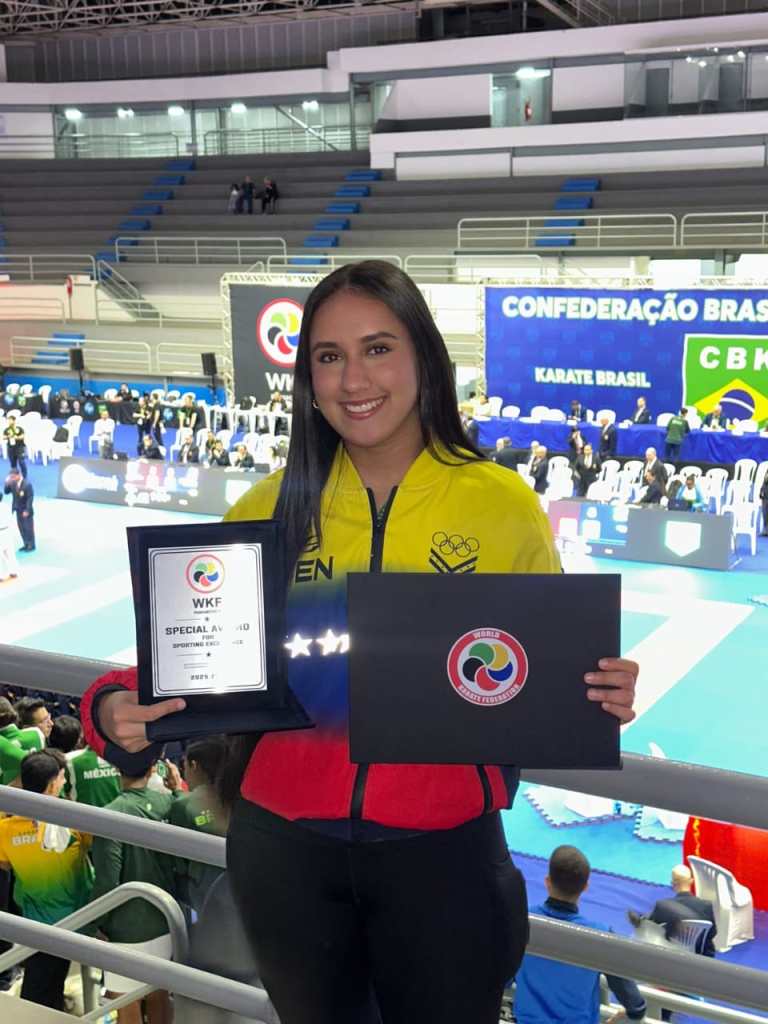 venezolana Valentina Mora karate